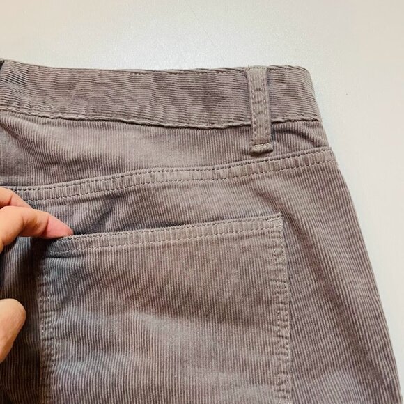 NWT Talbots Pant Trouser Corduroy Heritage Straight Leg Taupe Brown Petite Class - Picture 8 of 14